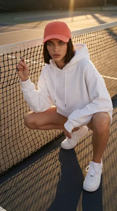 Court Side Casual - Athletic Golden Hour