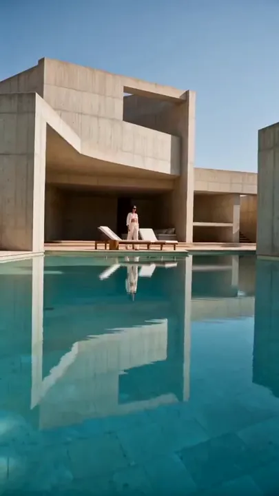 Sunglasses Campaign · Poolside AI video template