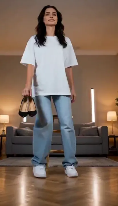 Heel Kick Queen — Your Outfit AI video template